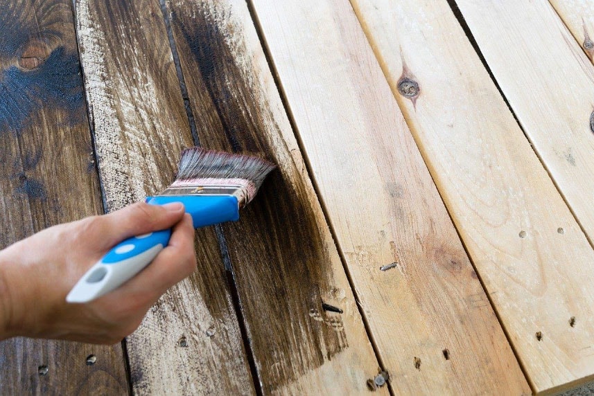 Deck Staining project 2